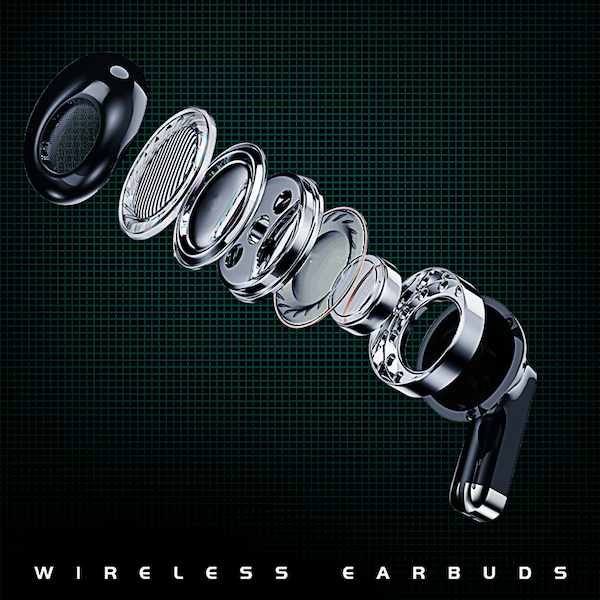 ET03 Metal Wireless Earbuds